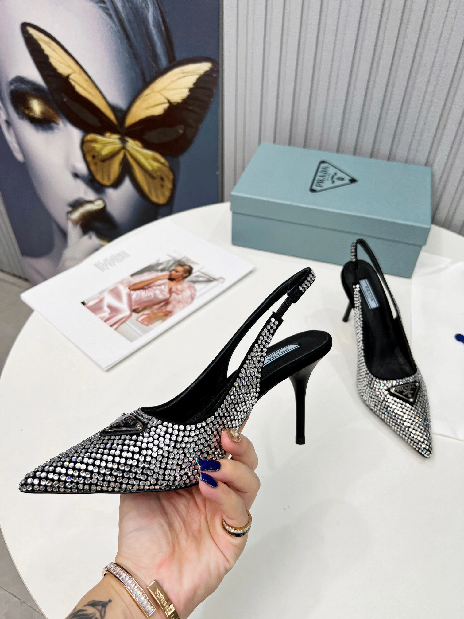 coco- heel height 8.5cm， Sheepskin item:B-X198J1936